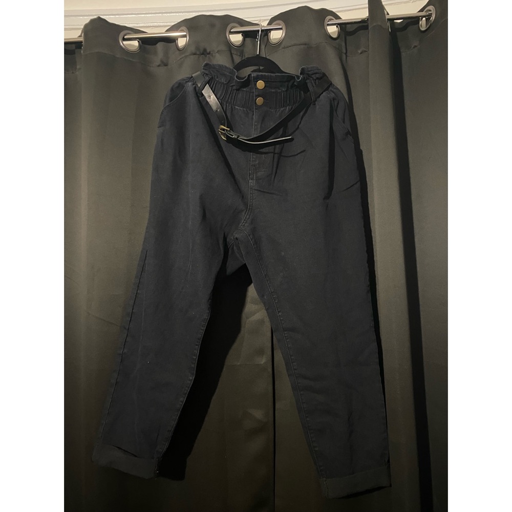 Forever 21+ plus size paper bag jeans